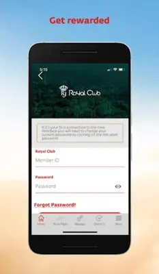 Royal Jordanian Airlines android App screenshot 0